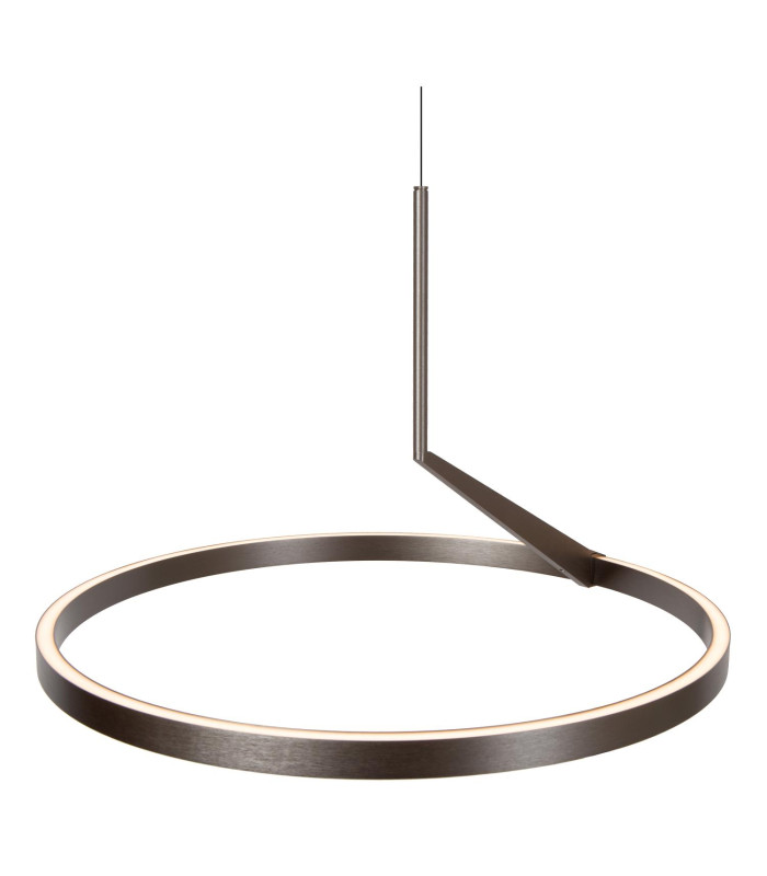 Lucide APPLAUSE - Pendant light - Ø 60 cm - LED Dim. - CCT - 1x32W 2700K/4000K - Hand Wave Sensor - Grey iron | Premium-9