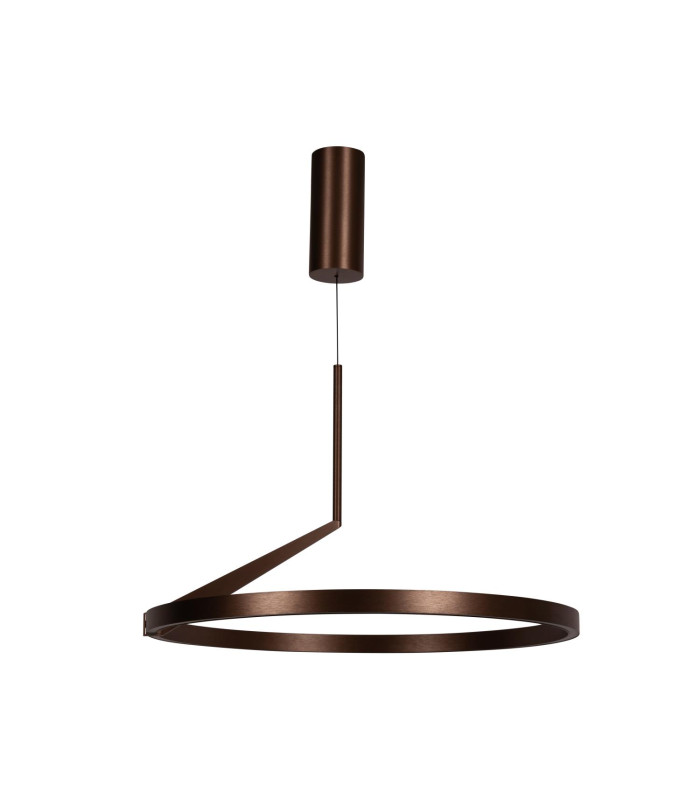 Lucide APPLAUSE - Pendant light - Ø 60 cm - LED Dim. - CCT - 1x32W 2700K/4000K - Hand Wave Sensor - Coffee | Premium-3