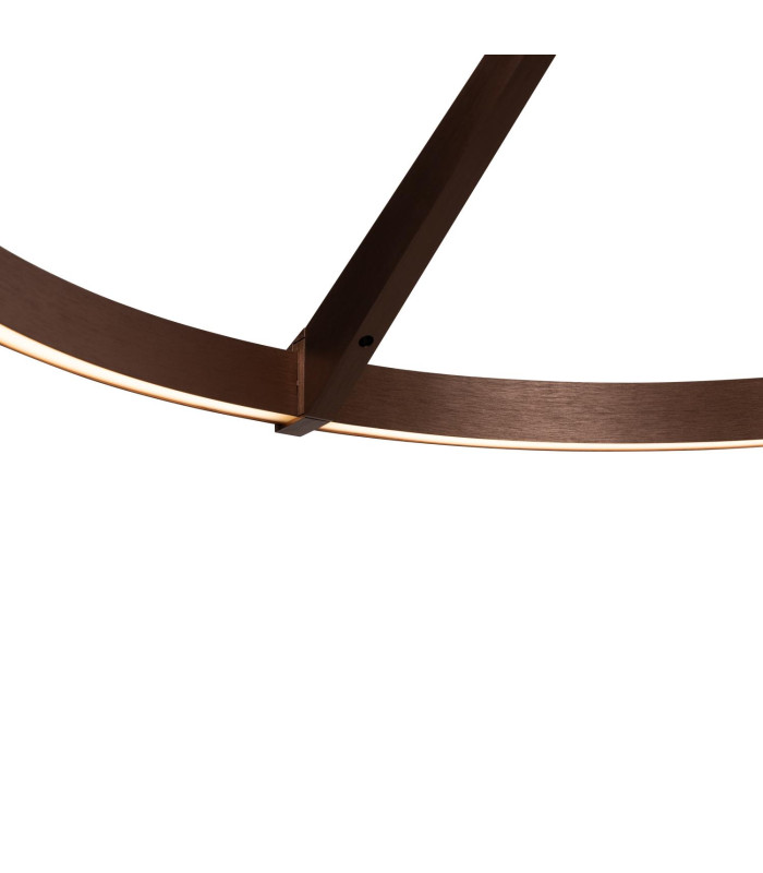 Lucide APPLAUSE - Pendant light - Ø 60 cm - LED Dim. - CCT - 1x32W 2700K/4000K - Hand Wave Sensor - Coffee | Premium-11