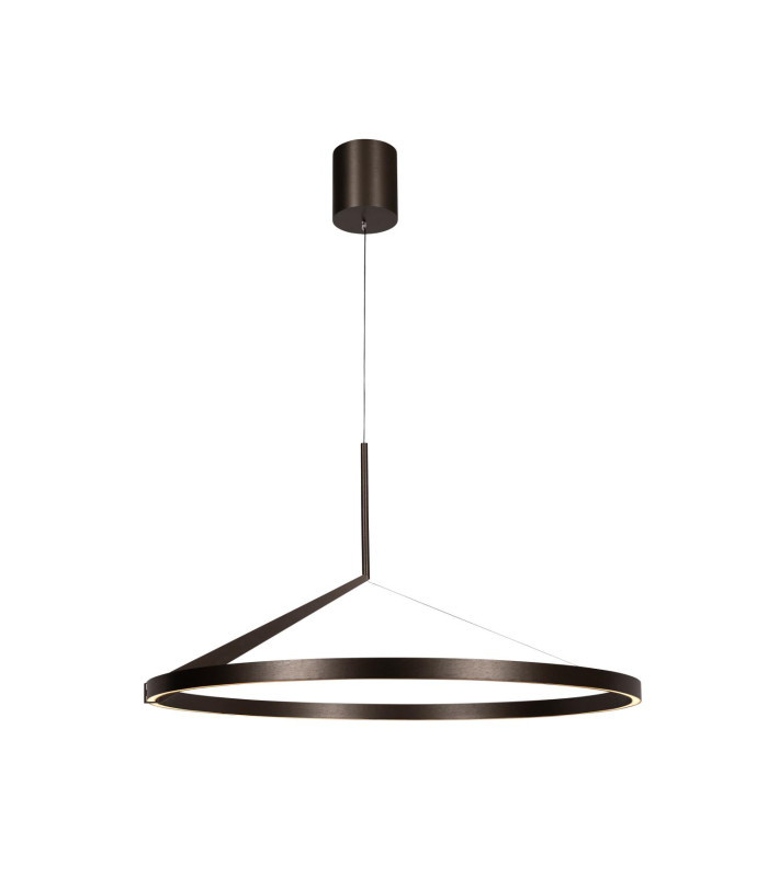 Lucide APPLAUSE - Pendant light - Ø 80 cm - LED Dim. - CCT - 1x50W 2700K/4000K - Hand Wave Sensor - Grey iron | Premium-1
