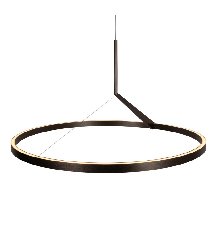 Lucide APPLAUSE - Pendant light - Ø 80 cm - LED Dim. - CCT - 1x50W 2700K/4000K - Hand Wave Sensor - Grey iron | Premium-4