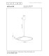 Lucide APPLAUSE - Pendant light - Ø 80 cm - LED Dim. - CCT - 1x50W 2700K/4000K - Hand Wave Sensor - Grey iron | Premium-6