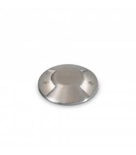 Integrated LED Outdoor Recessed Ground Downlight Lamp 1 Light 2 Directional Steel 3000K IP65 - 1