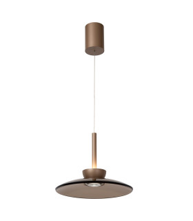 Lucide SANTIAGO - Pendant light - Ø 32 cm - LED Dim. - CCT - 1x16W 2700K/4000K - Amber | Premium-1