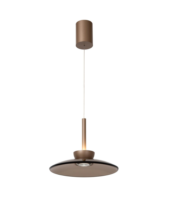 Lucide SANTIAGO - Pendant light - Ø 32 cm - LED Dim. - CCT - 1x16W 2700K/4000K - Amber | Premium-1