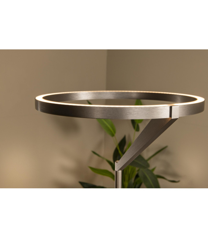 Lucide APPLAUSE - Floor lamp - Ø 33 cm - LED Dim. - CCT - 2700K/4000K - Grey iron | Premium-6