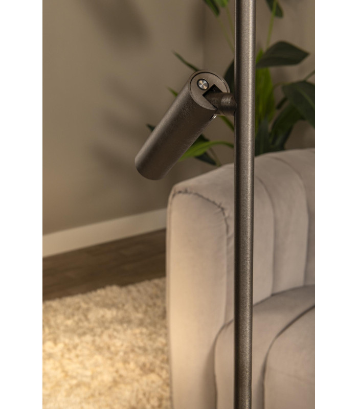 Lucide APPLAUSE - Floor lamp - Ø 33 cm - LED Dim. - CCT - 2700K/4000K - Grey iron | Premium-7