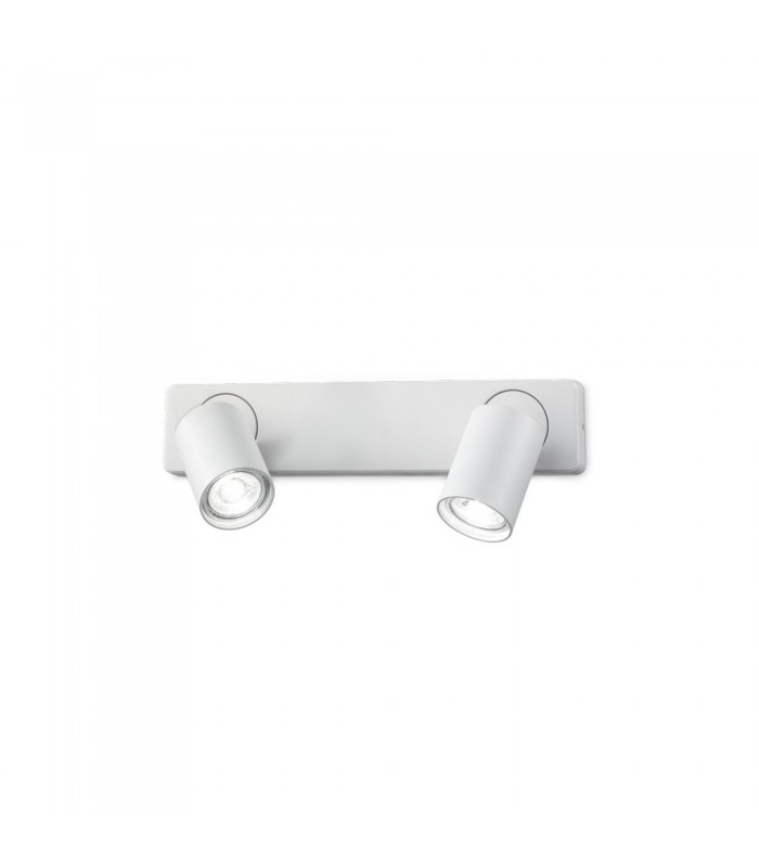 Indoor Wall Lamp Spotlight 2 Lights White, GU10 - 1