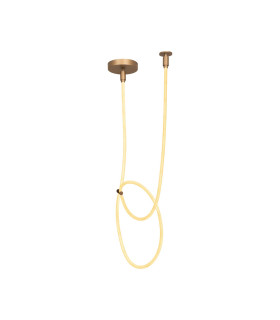 Lucide JANDERIN - Flush ceiling light - LED Dim. - CCT - 1x36W 2200K/3300K - Champagne Color | Vibes-1