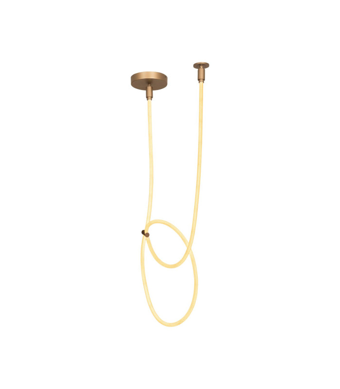 Lucide JANDERIN - Flush ceiling light - LED Dim. - CCT - 1x36W 2200K/3300K - Champagne Color | Vibes-1