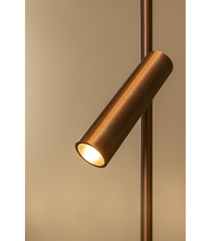 Lucide APPLAUSE - Floor lamp - Ø 33 cm - LED Dim. - CCT - 2700K/4000K - Coffee | Premium-6