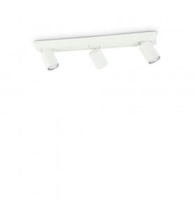 Indoor 3 Lights Ceiling Spotlight Lamp White, GU10 - 1