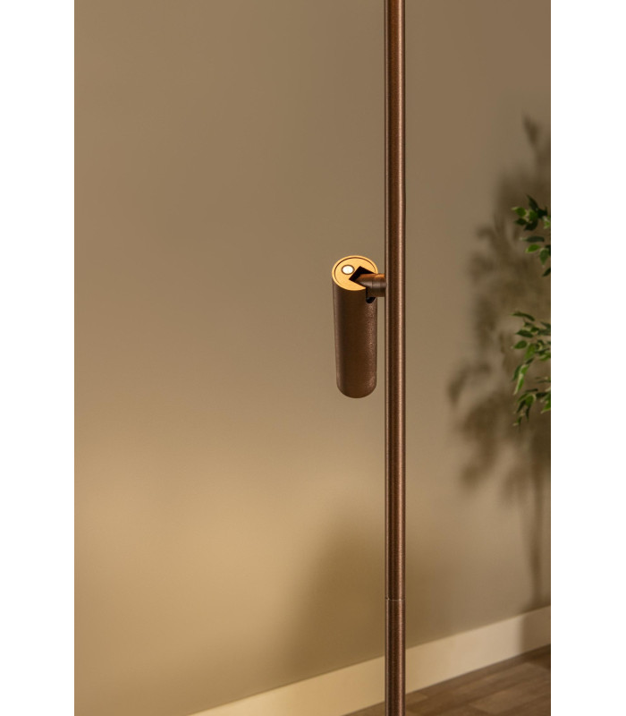 Lucide APPLAUSE - Floor lamp - Ø 33 cm - LED Dim. - CCT - 2700K/4000K - Coffee | Premium-8