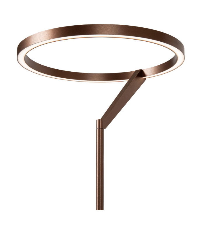 Lucide APPLAUSE - Floor lamp - Ø 33 cm - LED Dim. - CCT - 2700K/4000K - Coffee | Premium-9