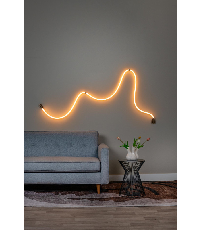 Lucide JANDERIN - Wall light - LED Dim. - CCT - 1x48W 2200K/3300K - Hand Wave Sensor - Champagne Color | Vibes-4