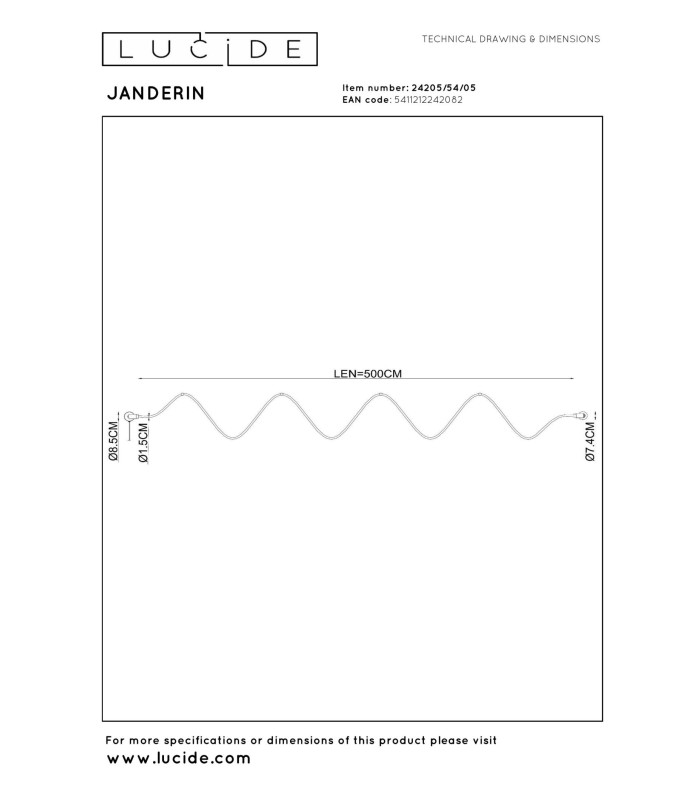 Lucide JANDERIN - Wall light - LED Dim. - CCT - 1x48W 2200K/3300K - Hand Wave Sensor - Champagne Color | Vibes-13