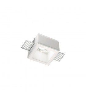 Indoor Plaster In Recessed Ceiling Lamp 1 Light White, GU10 - 1