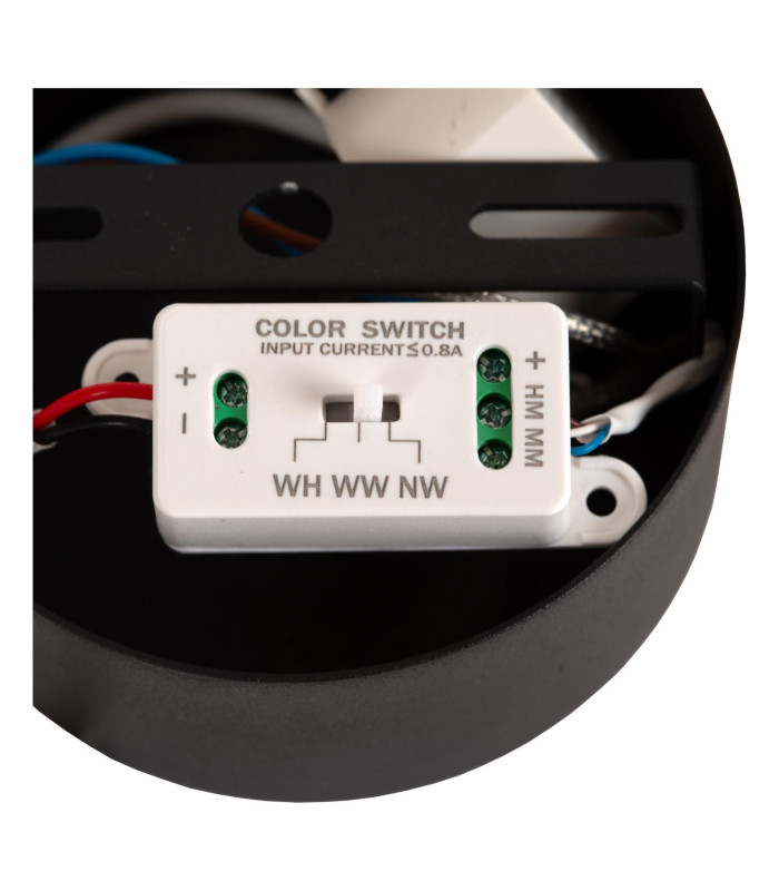 9 cm - LED Dim. - CCT - 1x7W 2200K/3300K - Black | Premium-5