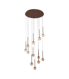 9 cm - LED Dim. - CCT - 12x7W 2200K/3300K - Coffee | Premium-1