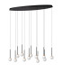 Lucide CALINA - Pendant light - LED Dim. - CCT - 12x7W 2200K/3300K - Black | Premium-2