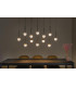 Lucide CALINA - Pendant light - LED Dim. - CCT - 12x7W 2200K/3300K - Black | Premium-4