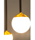 Lucide CALINA - Pendant light - LED Dim. - CCT - 12x7W 2200K/3300K - Black | Premium-5