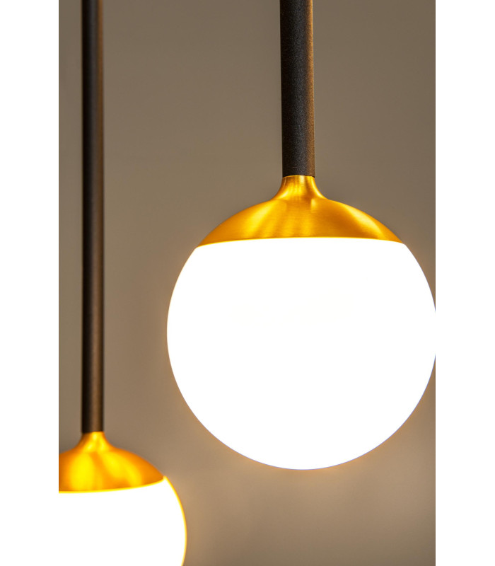 Lucide CALINA - Pendant light - LED Dim. - CCT - 12x7W 2200K/3300K - Black | Premium-5
