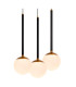 Lucide CALINA - Pendant light - LED Dim. - CCT - 12x7W 2200K/3300K - Black | Premium-7