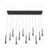 Lucide JOAKIM - Pendant light - LED Dim. - CCT - 12x7W 2700K/4000K - Coffee | Premium-1