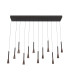 Lucide JOAKIM - Pendant light - LED Dim. - CCT - 12x7W 2700K/4000K - Coffee | Premium-2