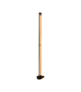 Lucide JANDERIN - Floor lamp - LED Dim. - CCT - 2x17W 2200K/3300K - Hand Wave Sensor - Champagne Color | Vibes-1