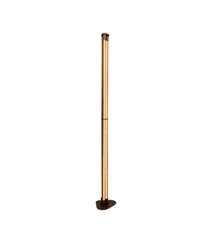 Lucide JANDERIN - Floor lamp - LED Dim. - CCT - 2x17W 2200K/3300K - Hand Wave Sensor - Champagne Color | Vibes-1