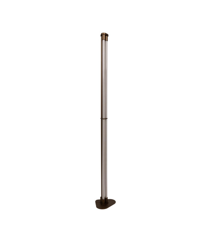 Lucide JANDERIN - Floor lamp - LED Dim. - CCT - 2x17W 2200K/3300K - Hand Wave Sensor - Champagne Color | Vibes-2