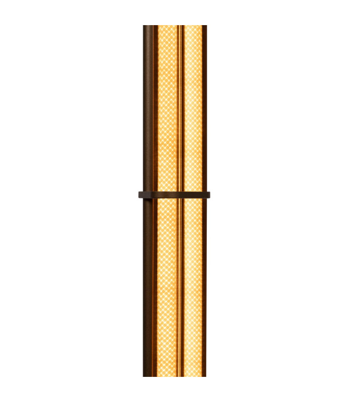 Lucide JANDERIN - Floor lamp - LED Dim. - CCT - 2x17W 2200K/3300K - Hand Wave Sensor - Champagne Color | Vibes-5