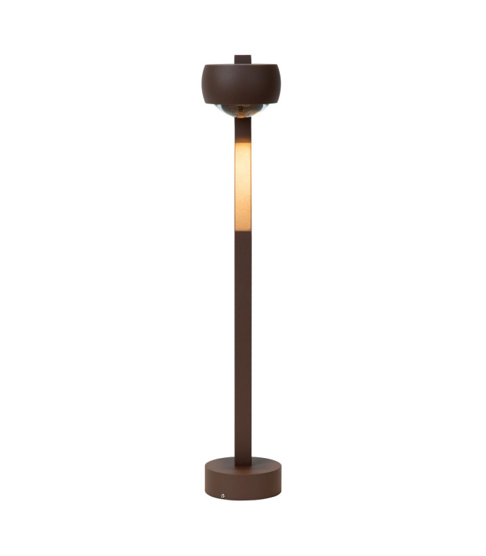 Lucide ESTAL - Bollard light - LED - 1x9W 2700K - IP54 - Rust Brown-3