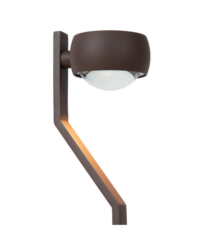 Lucide ESTAL - Bollard light - LED - 1x9W 2700K - IP54 - Rust Brown-4