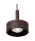 Lucide LENZ - Ceiling spotlight Indoor/Outdoor - Ø 11 cm - LED - 1x8W 2700K - IP54 - Rust Brown | Essential-3