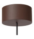 Lucide LENZ - Pendant light Indoor/Outdoor - Ø 11 cm - LED - 1x8W 2700K - IP54 - Rust Brown | Essential-4