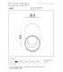Lucide LENZ - Ceiling spotlight Indoor/Outdoor - Ø 11 cm - LED - 1x8W 2700K - IP54 - Rust Brown | Essential-5