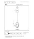 Lucide LENZ - Pendant light Indoor/Outdoor - Ø 11 cm - LED - 1x8W 2700K - IP54 - Rust Brown | Essential-5