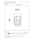 Lucide WELLS - Flush ceiling light Indoor/Outdoor - Ø 10 cm - LED - 1x8W 2700K - IP54 - Rust Brown | Essential-4