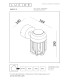 Lucide WELLS - Wall light Indoor/Outdoor - Ø 10 cm - LED - 1x8W 2700K - IP54 - Rust Brown | Essential-5