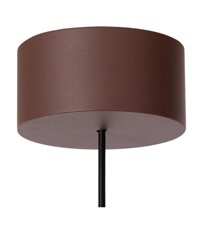 Lucide WELLS - Pendant light Indoor/Outdoor - Ø 10 cm - LED - 1x8W 2700K - IP54 - Rust Brown | Essential-5