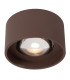 Lucide LENZ - Ceiling spotlight Indoor/Outdoor - Ø 11 cm - LED - 1x8W 2700K - IP54 - Rust Brown | Essential-1