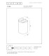 Lucide YORK - Wall spotlight / Wall light Indoor/Outdoor - LED - 4x1