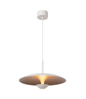 Lucide KENNETH - Pendant light - Ø 40 cm - LED Dim. - 1x12W 2700K - White | Premium-1