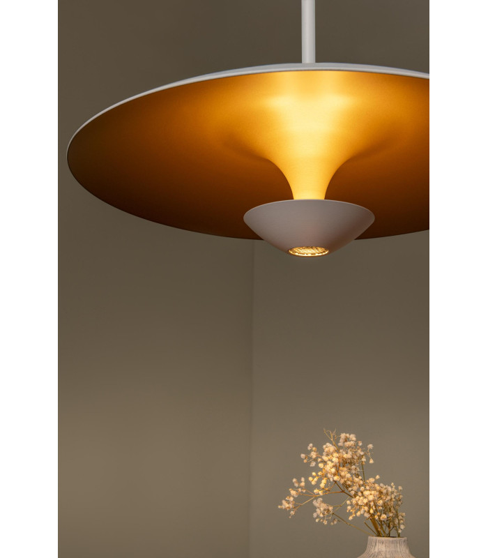Lucide KENNETH - Pendant light - Ø 40 cm - LED Dim. - 1x12W 2700K - White | Premium-7