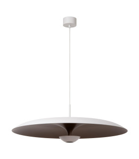 Lucide KENNETH - Pendant light - Ø 80 cm - LED Dim. - 1x22W 2700K - White | Premium-2