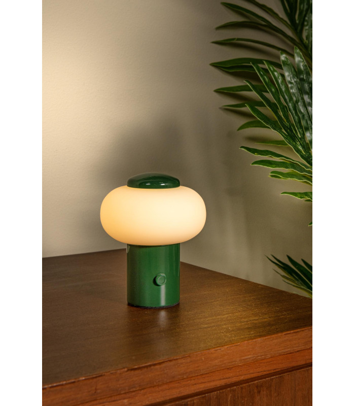 Lucide GUSTAV - Rechargeable Table lamp - Battery pack - Ø 8 cm - LED Dim. - 1x0