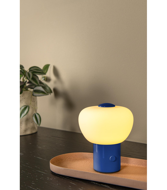 Lucide GUSTAV - Rechargeable Table lamp - Battery pack - Ø 8 cm - LED Dim. - 1x0